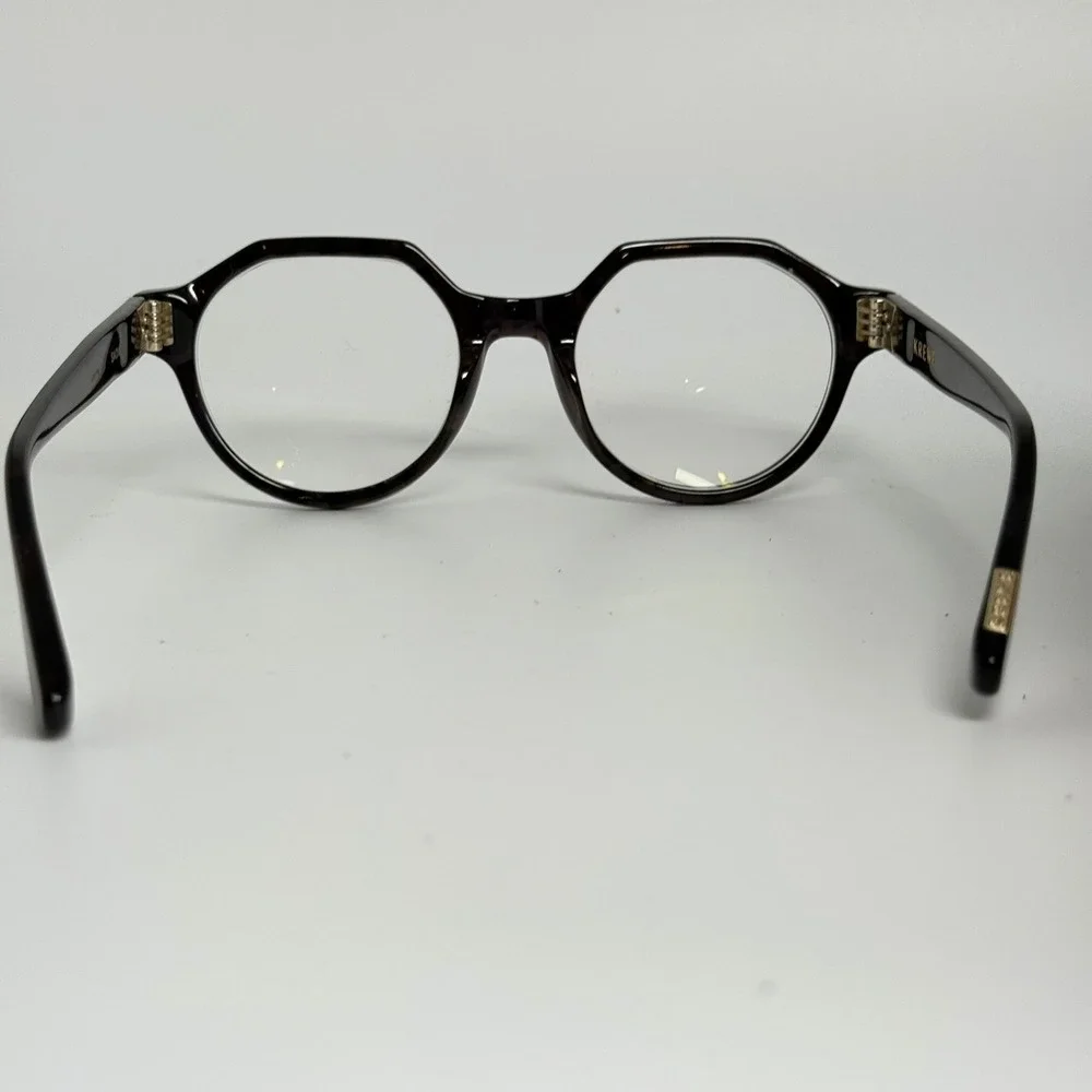 KREWE Sadie Dark Tortoise Shell Geometric Eyeglass Frames 50-21-145